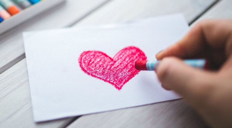 Valentines Day Card From The Kids