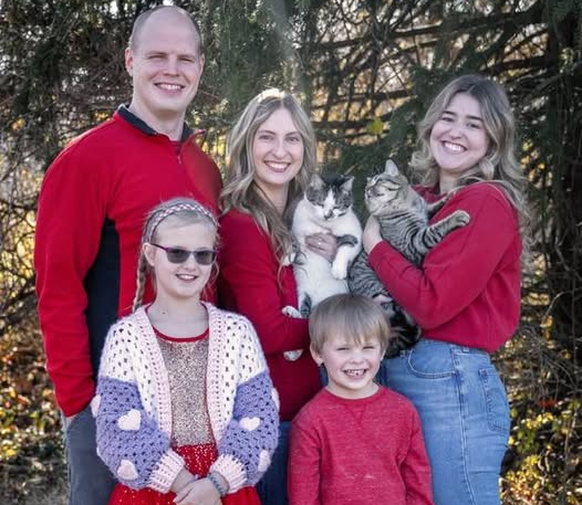 Stephen Waldo and his family